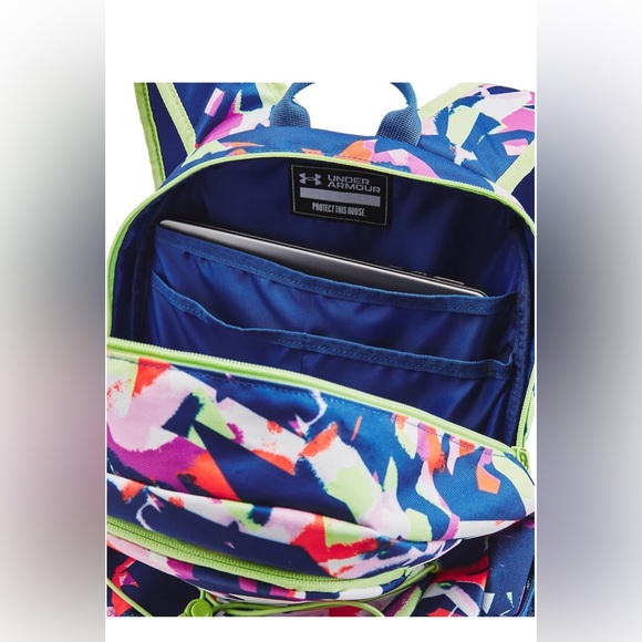 Under Armour Unisex-Adult Hustle Sport Backpack, (433) Tech Blue/Tech Blue/White - Picture 7 of 7